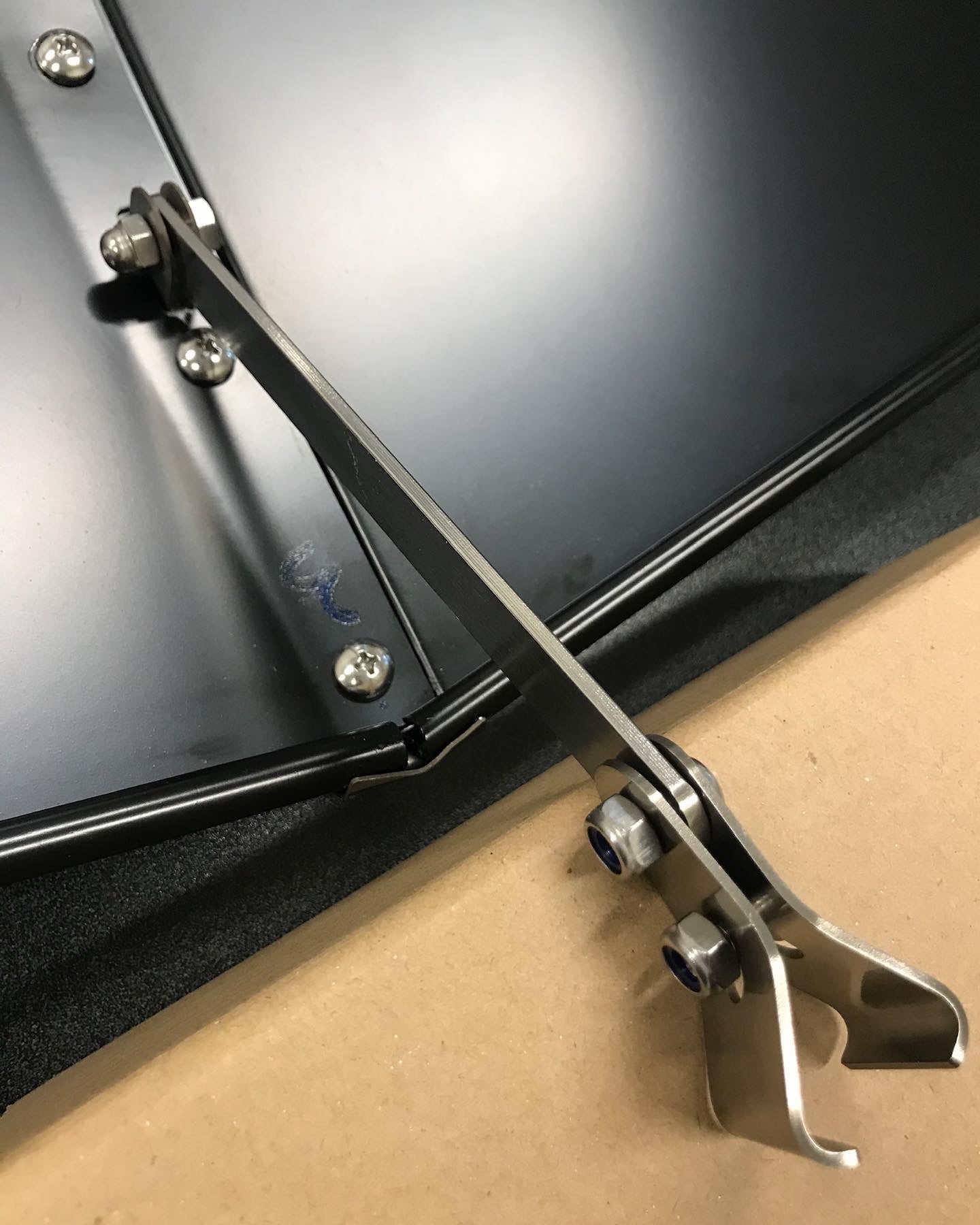 Peckat Exterior Visor - Fits 1930s To Early 1950s Cars And Trucks With Split Windshield And Drip Rails